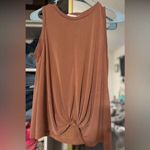 Lush Women's Tank Top in Warm Brown